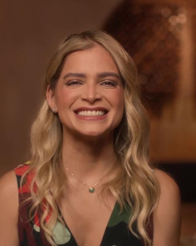 Retrato de Aneley Cáceres sonriendo
